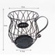 thumbnail image 2 of Soporte para cápsulas de café, organizador de cesta de almacenamiento de cápsulas de café con forma de taza para estación de café, decoración de bar, restaurante, salón de té, encimera de cocina, 2 of 5