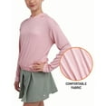 thumbnail image 5 of RBX Girls Athletic Skort and Soft Ribbed Hoodie Sweatshirt for Big Girls 2 Piece Set, 5 of 7