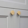 thumbnail image 4 of 6 uds perillas de gabinete, perillas y tiradores redondos de latón macizo para cajones de tocador, manijas decorativas simples para puertas de gabinetes de cocina, 4 of 5