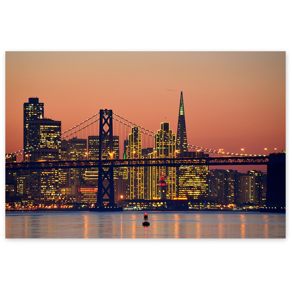 Awkward Styles Breathtaking View San Francisco Cityscape Canvas Art