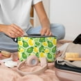 thumbnail image 2 of Makeup Bag - cartoon green yellow Lemon Cosmetic Bag Portable Travel Toiletry Bag for Women Small Make Up Organizer Bag Zipper Pouch Travel Essentials, 2 of 8