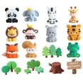 thumbnail image 6 of Forest Animal Cake Topper Jungle Safari Lion First Birthday Party Giraffe Monkey Decoration Gifts Cake Cu I7Y5 Elephant, 6 of 9