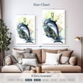 thumbnail image 4 of Elephant Stock Dolphin Underwater Wall Art - Vertical Canvas Wall Art - Living Room Wall Decor - Animal Canvas - Beige And Gray Decor - 24" x 36", 4 of 8