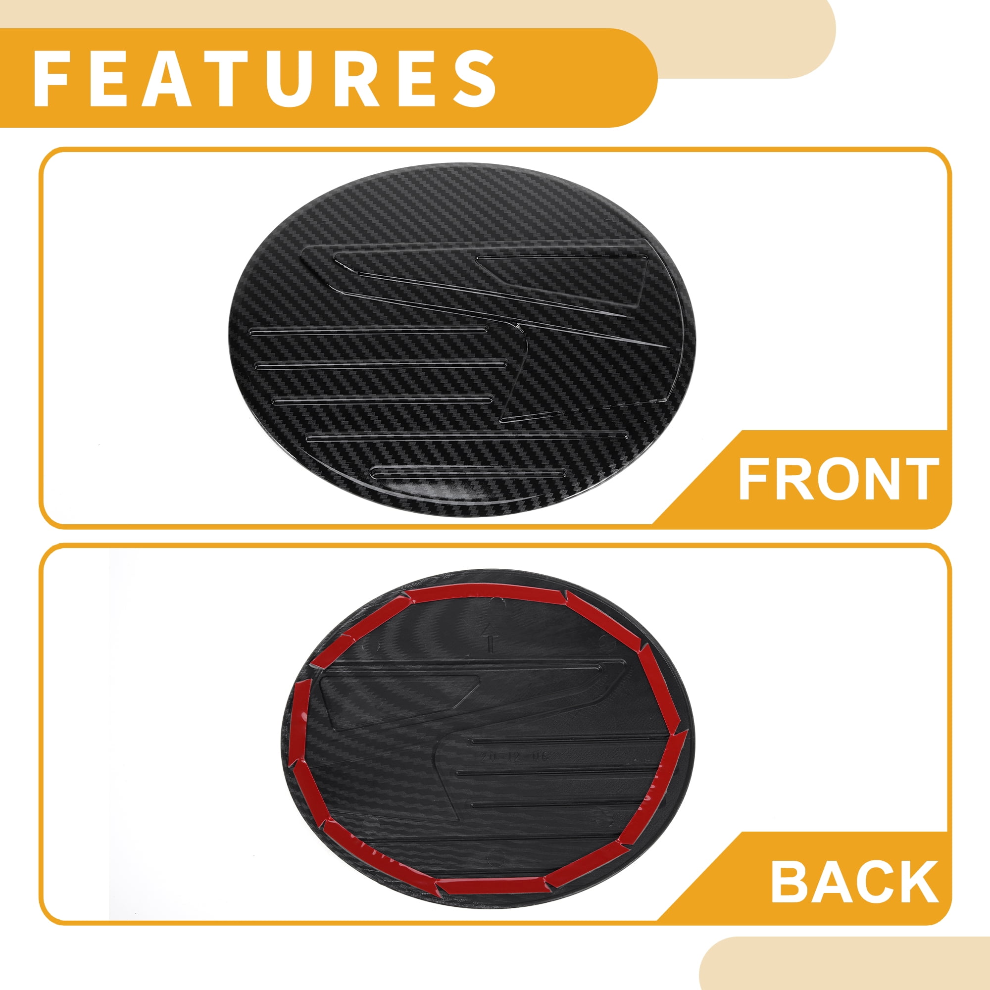 Unique Bargains Fuel Tank Door Cap for Mazda CX-30 2020-2025 Fuel Filler Flap Cover