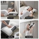 thumbnail image 5 of Almohada de apoyo cervical, núcleo suave que no se colapsa, protege la columna, ayuda a dormir, masaje doméstico para estudiantes adultos, diseño ergonómico, material de espuma, 5 of 9