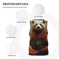 thumbnail image 3 of Pofeuu Jungle Meditating Panda Print Basketball Jersey, Shirts for Men Youth Basketball Jersey Crew Neck-4X-Large, 3 of 6