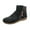 Black, variant on Akiihool Womens Snow Boots Fashion Boot for Women Short Ankle Boot Winter Snow Boot Side Zipper Fashion Booties (Black,7)