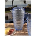 thumbnail image 2 of Acrylic Diamond Cut Pitcher - Blue 2.5 qt, 2 of 5