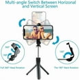 thumbnail image 3 of Perche à Selfie Sans Fil Fafa, Perche à Selfie Réglable avec Trépied et Télécommande Sans Fil Détachable, Supporte l'Enregistrement Vidéo, Monopode Extensible pour iPhone 15/14/13 Pro Max, Galaxy, Tous les Autres Smart Pho, 3 of 4
