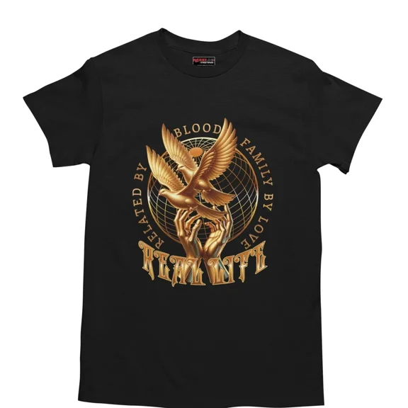 BloodLine StreetWear "Related By Blood, Family By Love" Tee- Unisex Cotton T-Shirt - Soft, Comfortable, and Durable Casual Wear- Pre-shrunk - Perfect for Everyday Style