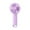 Purple, variant on TACILIP Desktop Folding Small Fan USB Charging Portable Handheld Small Fan LED Digital Display Hanging Necks Fan Bring A Hanging Rope Handheld Fan, Housewarming Gifts
