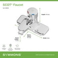 thumbnail image 3 of Symmons Slc-6000 Scot 0.5 GPM Centerset Bathroom Faucet - Chrome, 3 of 4