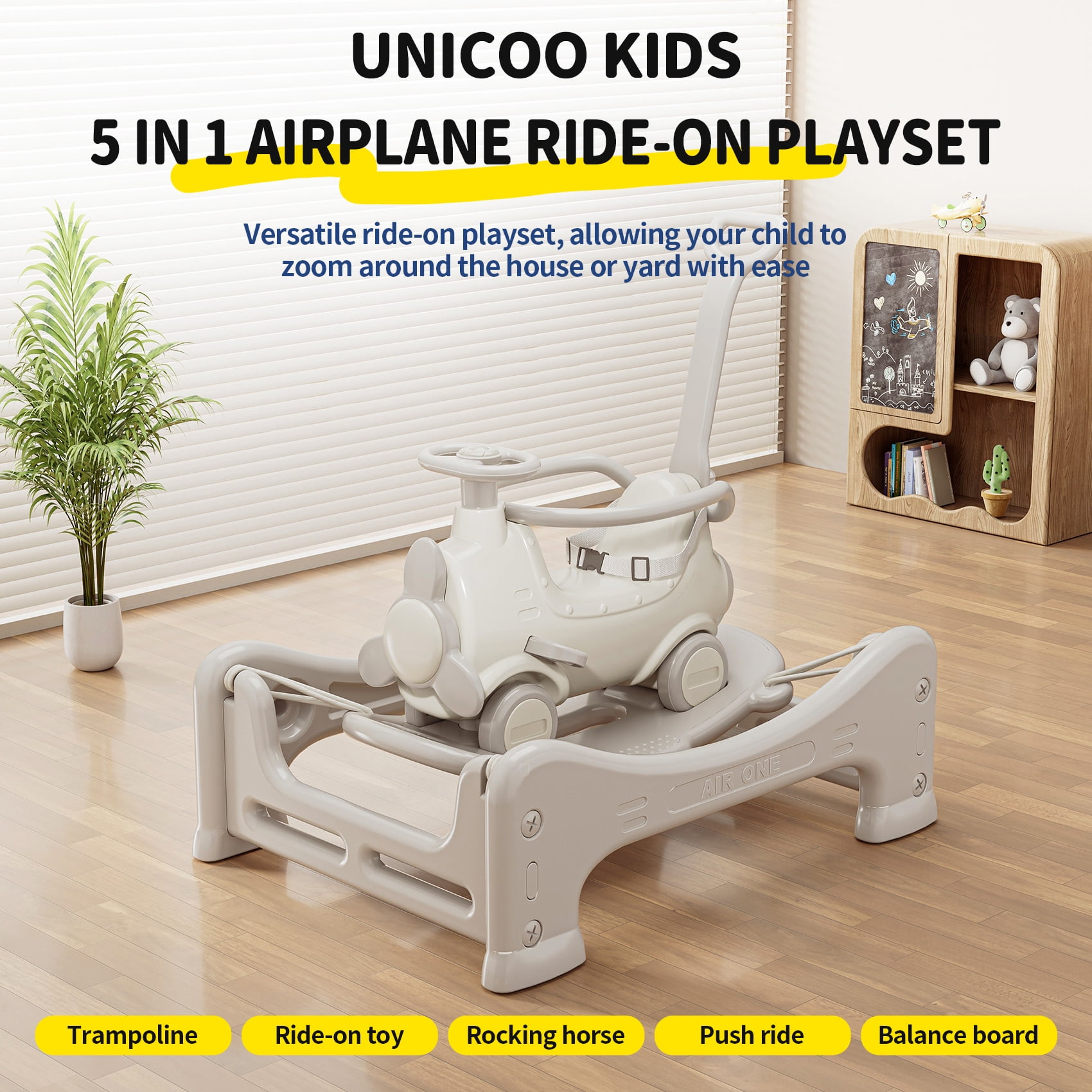 Rocking Horse Radio Flyer Scooter GYMAX Kids In Toddler Ride