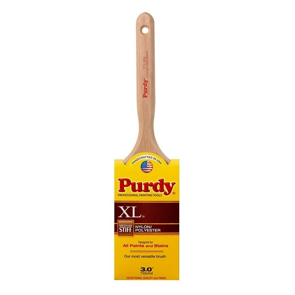 Purdy 144064330 XL Series Bow Flat Sash Paint Brush, 3 inch