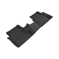 3D MAXpider Second Row Custom Fit All-Weather Floor Mat for Select Lincoln MKC Models - Kagu Rubber (Black)
