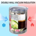 thumbnail image 2 of 12oz Tumblers Dachshund and Flower Vacuum Insulated Stainless Steel Travel Tumbler Cups Mug with Lid and Straw for Beer,Coffee,Beverages with Cleaning Brush for Cold & Hot Drinks, 2 of 5
