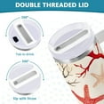 thumbnail image 3 of Yayeee 30oz Double-Wall Insulated Stainless Steel Tumbler with Handle Bottle, Light Starfish, 3 of 8