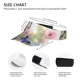 thumbnail image 2 of Kdxio Butterfly And Flowers Print Sun Visor Hat Golf Visor Adjustable Velcro Outdoor Sports Cap for Men Women, 2 of 6