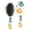 Fall Leaves Pumpkin, variant on Autumn Leaves and Fall Mushrooms Pattern Hair Brush,Girls Detangling Hair Brush,Glide Through Tangles with Ease for Wet & Dry Hair