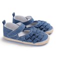 thumbnail image 3 of Newborn Baby Girl Bow Anti-slip Crib Shoes Ruffles Bowknot Shoes, 3 of 6