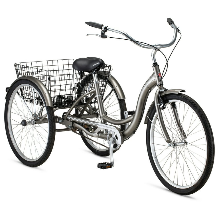 Schwinn Meridian Three Wheel Trike, Adult Tricycle, 26-Inch