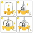 thumbnail image 3 of Bloqueo de enganche de remolque de compatibilidad universal, bloqueo ajustable de acero sólido resistente a la intemperie para remolques, protección óptima contra acceso no autorizado y robo que, 3 of 5
