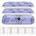 thumbnail image 2 of HAHDAXIA Flower Vintage Pattern2 Bedding Solid Comforter Set for All Seasons,3 Pieces(1 Comforter+2 Pillowcases),Soft Microfiber Bedding Set Queen(90"x90"), 2 of 7