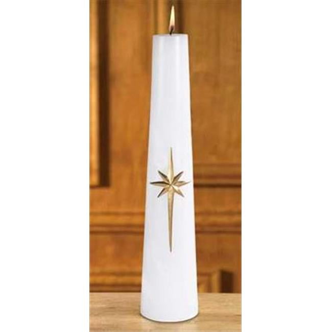 Will & Baumer 106741 Candle Bright Morning Star Conical Candle 3 x 14