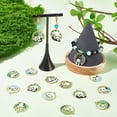 thumbnail image 4 of 1 caja de 18 amuletos de panda de 9 estilos, a granel, lindos amuletos de animales, aleación, moneda, esmalte, dorados, mini pandas, bambú, animales de parte posterior plana, dije de oso, 4 of 6