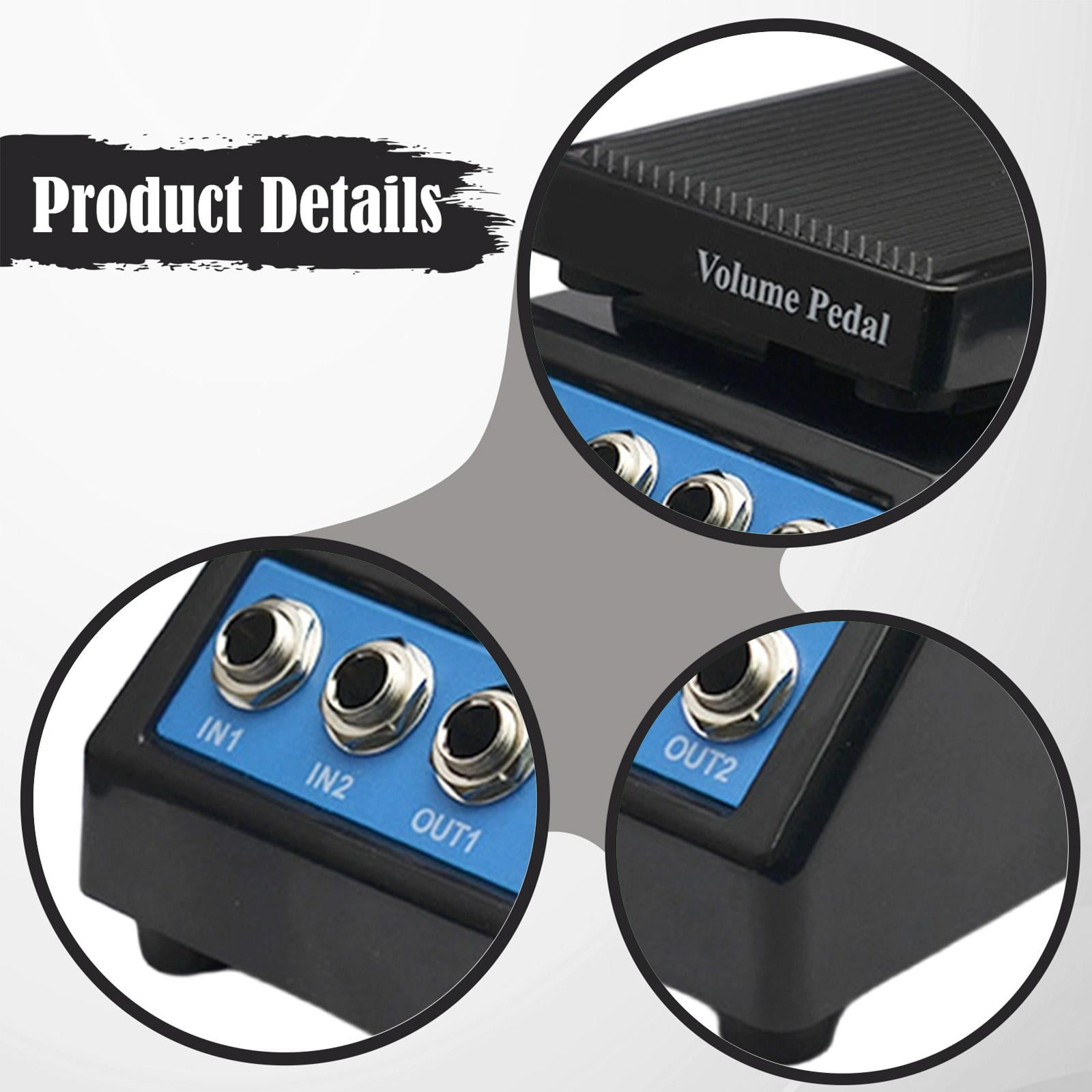 Guitar Pedal Effects Musical Instrument Accessories Durable ABS Material for Kids Adults Studio Performance