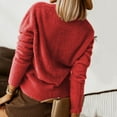 thumbnail image 4 of B91xZ Veste d'Hiver pour Femmes, Chaude, à Capuche, Rouge G, 4 of 5