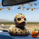 thumbnail image 4 of Adornos Pato Espeluznante Figuras Clásicas Película Terror Personaje Resina Halloween Accesorios Coche Hechos A Mano, 4 of 9