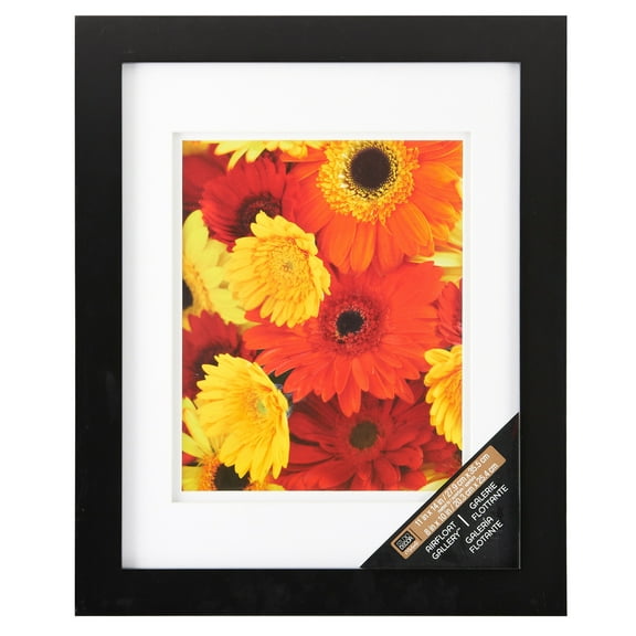Gallery Black Wall Frame with Double Mat by Studio Decor