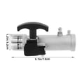 thumbnail image 2 of DINHEAROM 1Set Silver Iron Shaft Connector for Lawn Maintenance Enhanced Tool Performance 5.1x1.3x1in, 2 of 8