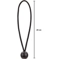 thumbnail image 4 of Juego de 25 tensores de goma con bola, lonas, carteles, pancartas publicitarias, pancartas de obra, etc. (20cm negro), 4 of 5