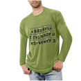 thumbnail image 1 of Blusas y camisas de manga larga con cuello redondo para hombre, deportivas, fitness, hogar, pijamas estampados, camiseta de manga larga con cuello redondo, blusa de poliéster para hombre, 1 of 3