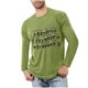 thumbnail image 1 of Blusas y camisas de manga larga con cuello redondo para hombre, deportivas, fitness, hogar, pijamas estampados, camiseta de manga larga con cuello redondo, blusa de poliéster para hombre, 1 of 3