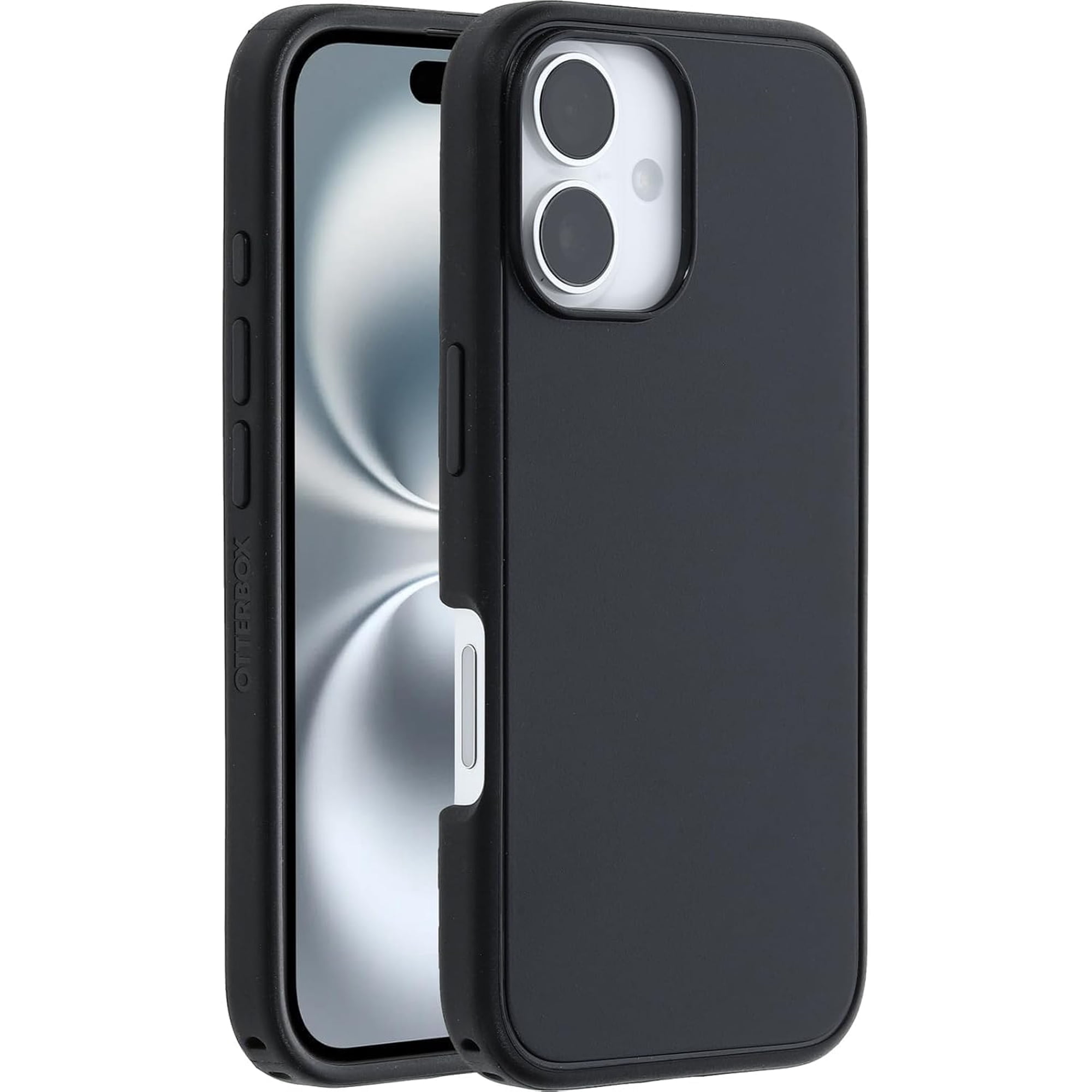 OtterBox iPhone 16 (Only) - Symmetry Series+ Case - Black - Snaps to MagSafe - Ultra-Sleek - Raised Edges Protect Camera & Screen - Non-Retail Packaging