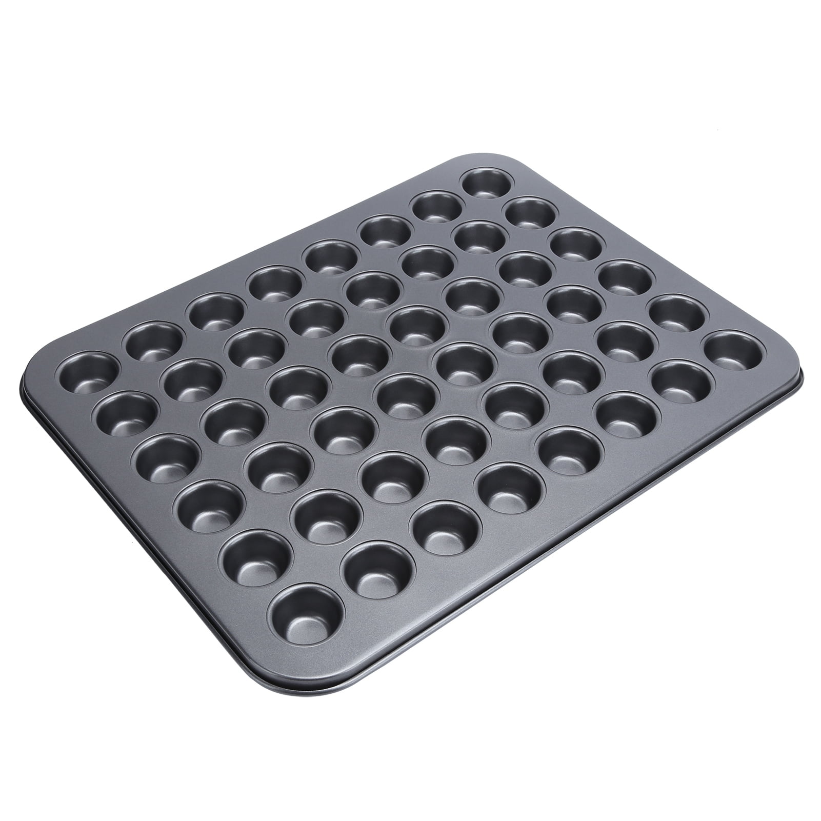 48 Cups Muffin and Cupcake Pan, Carbon Steel bakeware Mini Round