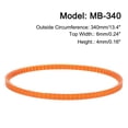 thumbnail image 2 of 4 Paquetes de Correas para Máquina de Coser MB-340 Correa de Motor, 340mm / 13.4" de Circunferencia Exterior, 2 of 5
