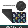 thumbnail image 6 of Navy Colorful Skull Pattern Kitchen Rugs Sets Of 2,Anti Fatigue Kitchen Mat Rugs Non Slip Washable,Decorative Kitchen Floor Mats for Kitchen,Sink,Laundry,17"x30"+17"x47", 6 of 7