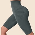 thumbnail image 4 of idosla 3D Anti Cellulite Leggings for Women Slim Compression Bermuda Short Push-Up Sculpting Yoga Pants Fitness Workout Short (Dark Gray, L), 4 of 6