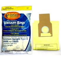 Kenmore 50688 Vacuum Bags Microfiltration with Closure - 10 Pack, Panasonic U-2 Vacuums