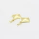 thumbnail image 4 of Modernos Aretes Largos Rombo Diseño Grecas Oro 14k Laminado dorado Unitalla, 4 of 6