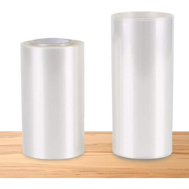 Professional Baking Aids, Clear Acetate Sheets For Mousse Cake Decoration, Transparent Cake Collars, Flexible Cake Strips, Large 10cm*10m, Small 6cm*10m, 2Pcs