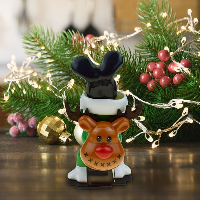 Vaidha Inverted Christmas Clockwork Toy Chain Snowman Walking Santa Bear Kindergarten Toy