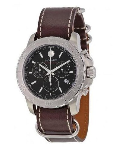 Movado Series 800 Leather Chronograph 