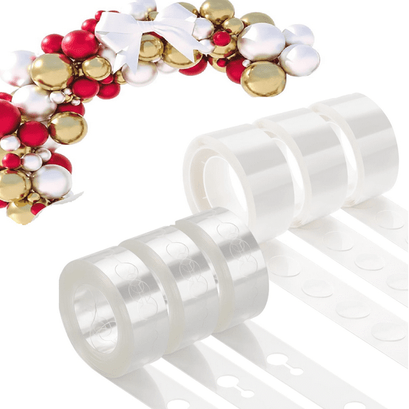 Balloon Arch Strip Balloon Tape and Glue Dots (6rolls)