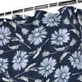 thumbnail image 3 of Pioneer Flower Floral Print Pattern Shower Curtain 72"x72" ,Bathroom Decorative Shower Curtains Set with 12 Hooks,Modern Waterproof Washable Shower Curtain, 3 of 6