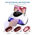 thumbnail image 2 of WEVILI Lámpara de uñas LED UV de 288 W, luz de esmalte de gel para secador de uñas más rápido para manos y pies, luz de uñas UV profesional con 4 temporizadores y sensor automático, luz UV de curado c, 2 of 5